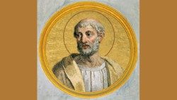 s. Clemente I, papa y mártir: sus reliquias son veneradas en la Iglesia que lleva su mismo título