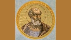 s. Eutiquiano, papa, en el cementerio de Calixto