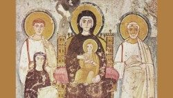 ss. Félix, sacerdote, y Adauto, mártires en la via Ostiense